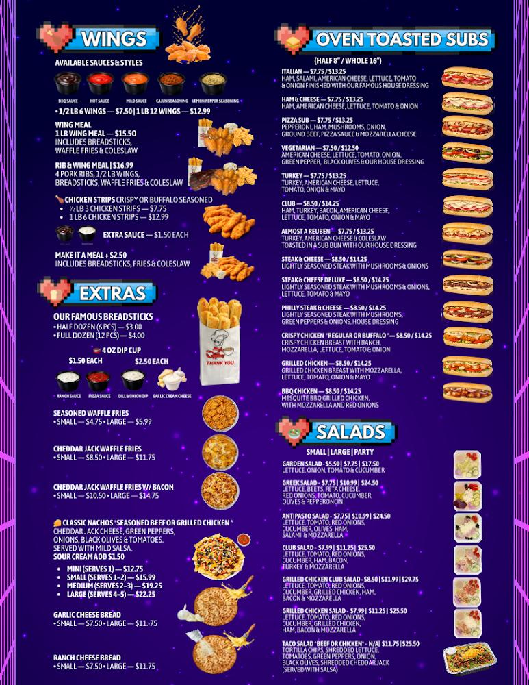 Brother's Pizzeria Menu image 1